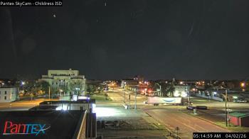 Weather camera view of Childress ISD.