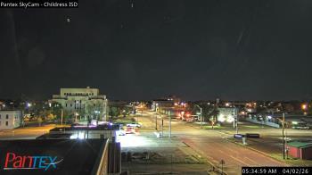 Weather camera view of Childress ISD.