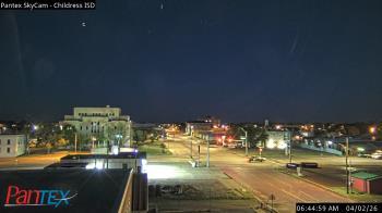 Weather camera view of Childress ISD.