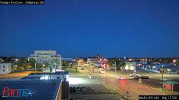 Weather camera view of Childress ISD.