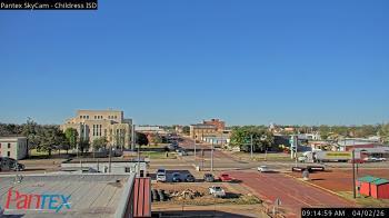 Weather camera view of Childress ISD.