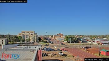 Weather camera view of Childress ISD.