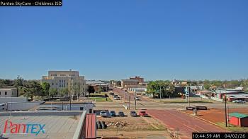 Weather camera view of Childress ISD.