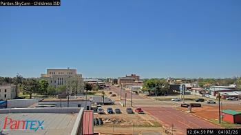 Weather camera view of Childress ISD.