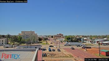 Weather camera view of Childress ISD.