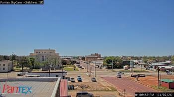 Weather camera view of Childress ISD.