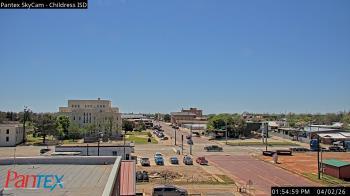 Weather camera view of Childress ISD.