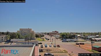 Weather camera view of Childress ISD.