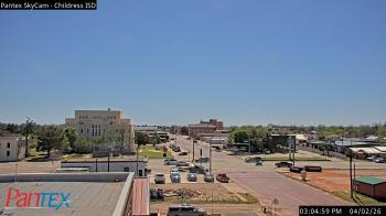 Weather camera view of Childress ISD.