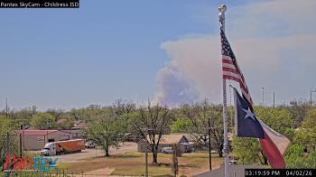 Weather camera view of Childress ISD.