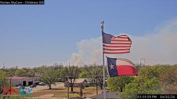 Weather camera view of Childress ISD.