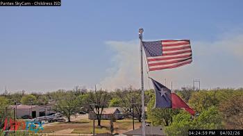 Weather camera view of Childress ISD.