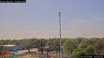Weather camera view of Childress ISD.