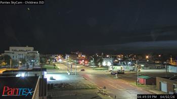 Weather camera view of Childress ISD.