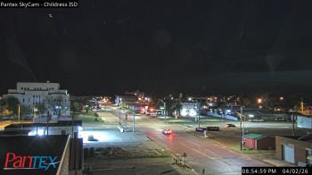 Weather camera view of Childress ISD.