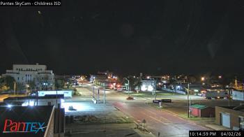 Weather camera view of Childress ISD.