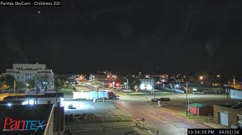 Weather camera view of Childress ISD.