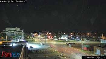 Weather camera view of Childress ISD.