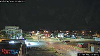 Weather camera view of Childress ISD.