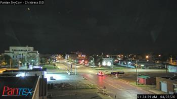 Weather camera view of Childress ISD.