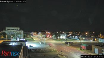 Weather camera view of Childress ISD.