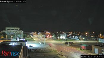 Weather camera view of Childress ISD.
