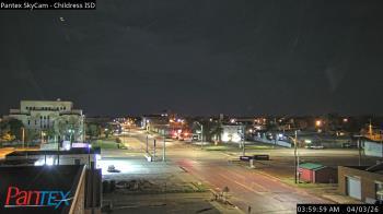 Weather camera view of Childress ISD.