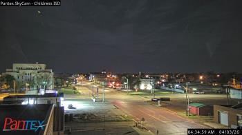 Weather camera view of Childress ISD.