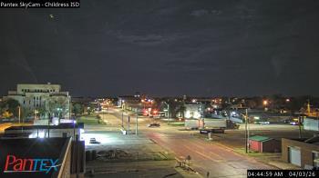 Weather camera view of Childress ISD.