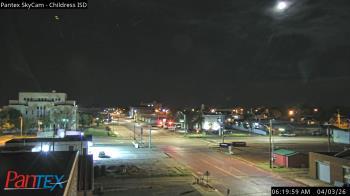 Weather camera view of Childress ISD.