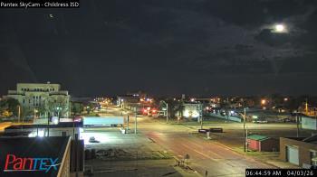 Weather camera view of Childress ISD.