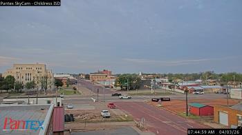 Weather camera view of Childress ISD.