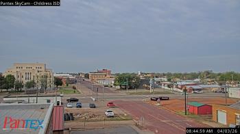 Weather camera view of Childress ISD.