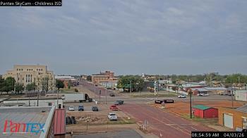 Weather camera view of Childress ISD.