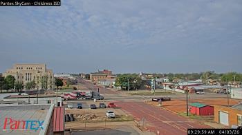 Weather camera view of Childress ISD.