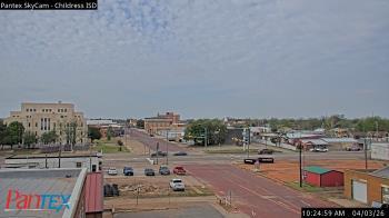 Weather camera view of Childress ISD.