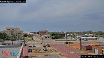 Weather camera view of Childress ISD.