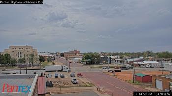 Weather camera view of Childress ISD.