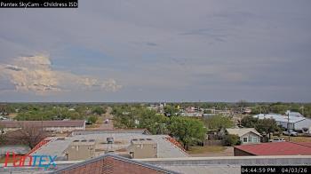 Weather camera view of Childress ISD.