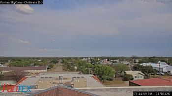 Weather camera view of Childress ISD.