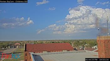 Weather camera view of Childress ISD.