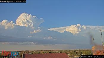 Weather camera view of Childress ISD.