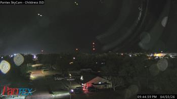 Weather camera view of Childress ISD.