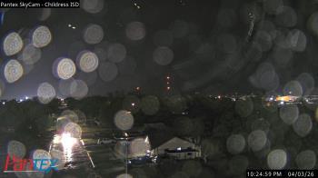 Weather camera view of Childress ISD.