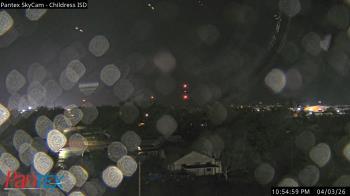 Weather camera view of Childress ISD.