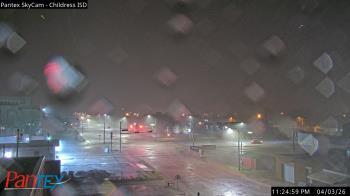 Weather camera view of Childress ISD.