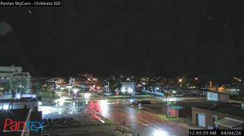 Weather camera view of Childress ISD.