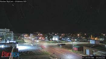 Weather camera view of Childress ISD.