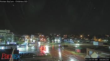 Weather camera view of Childress ISD.