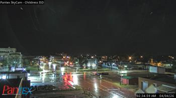 Weather camera view of Childress ISD.